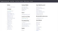 Desktop Screenshot of cryptocurrencies.com